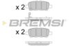 BREMSI BP3608 Brake Pad Set, disc brake